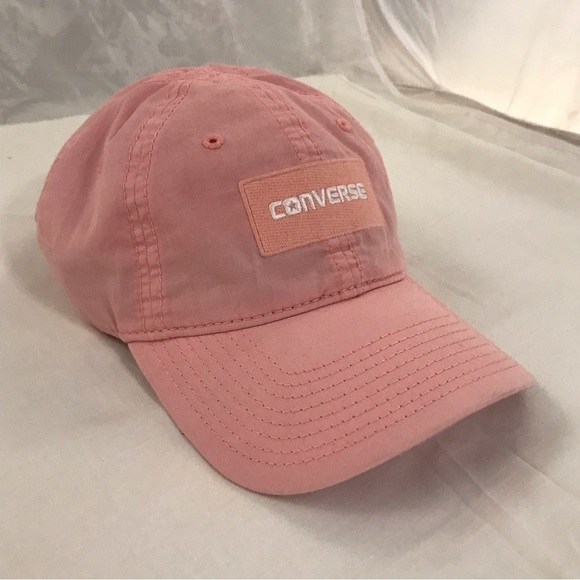 Converse Woman's Pink Adjustable Clasp Ball Cap - Picture 12 of 14